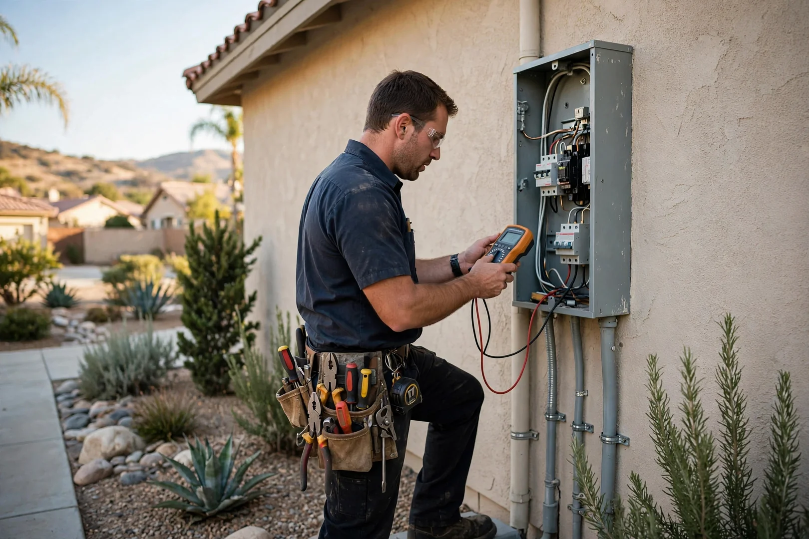 Written inspection report and estimate reviewed with a homeowner